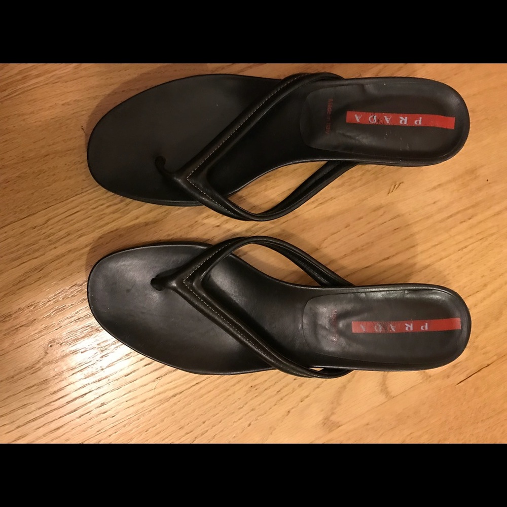 Slippers and a dress